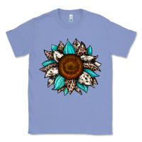 Colony Blue sunflower cowhide Classic Tee - JahusDesignShop