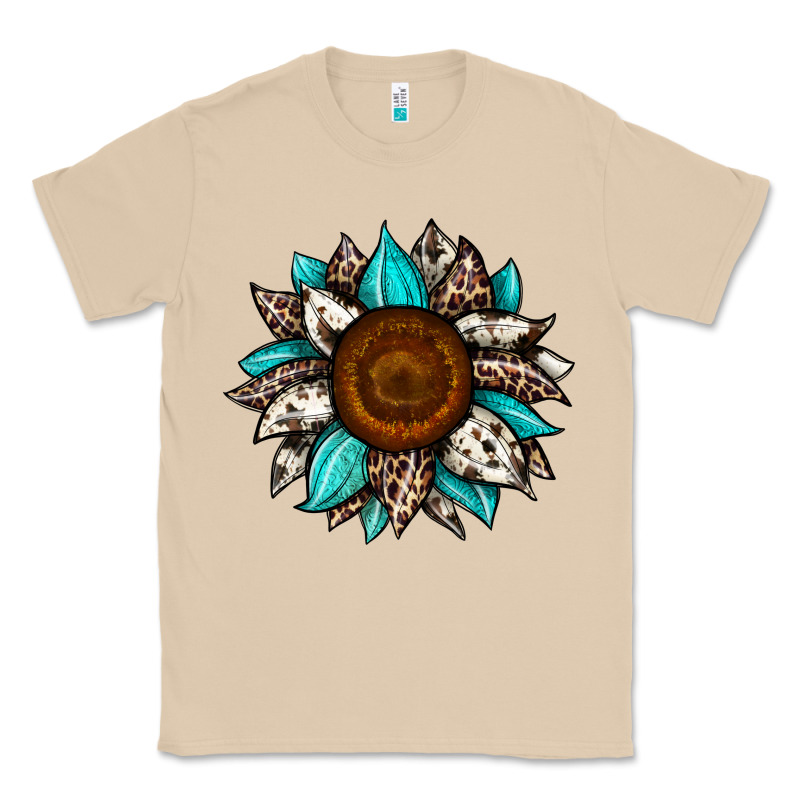Sunflower Cowhide Classic Tee by JahusDesignShop | Teevron