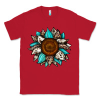 Red sunflower cowhide Classic Tee - JahusDesignShop