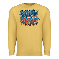 Antique Gold Boom boom Mama Premium Sweatshirt - FaDigitalArtStudio
