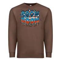 Chestnut Boom boom Mama Premium Sweatshirt - FaDigitalArtStudio