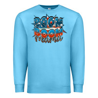Ocean Blue Boom boom Mama Premium Sweatshirt - FaDigitalArtStudio