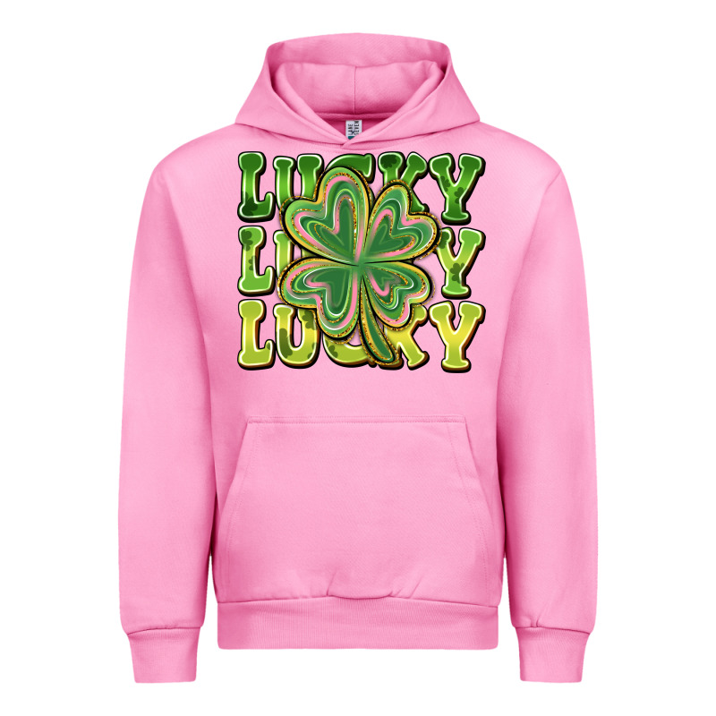 Lucky Clover Urban Hoodie by CowhideDigitalArt | Teevron