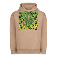 Pigment Burro Lucky Clover Urban Hoodie - CowhideDigitalArt