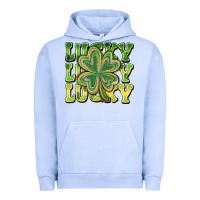 Pigment Grape Ice Lucky Clover Urban Hoodie - CowhideDigitalArt
