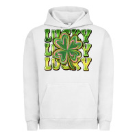 Pigment Lunar Rock Lucky Clover Urban Hoodie - CowhideDigitalArt