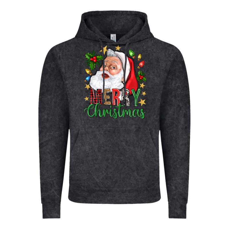 Merry Christmas With Santa Vintage Hoodie by BundleAndBundleShop | Teevron