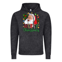 Vintage Black Merry Christmas With Santa Vintage Hoodie - BundleAndBundleShop