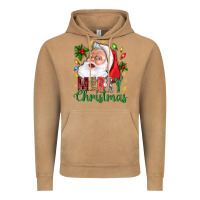 Vintage Camel Merry Christmas With Santa Vintage Hoodie - BundleAndBundleShop