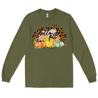 Army Green Hello fall Long Sleeve Tee - Bettercallsaul