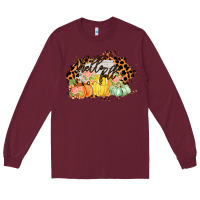 Burgundy Hello fall Long Sleeve Tee - Bettercallsaul