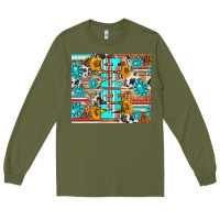Army Green western nana Long Sleeve Tee - RanaPortraitStore