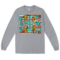Heather Grey western nana Long Sleeve Tee - RanaPortraitStore