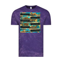 Cloud Purple Hairdresser Parting Comb With Leopard And Glitter Seamless Pattern Bbs Vintage Tee - BundleAndBundleShop