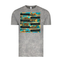 Cloud Rock Hairdresser Parting Comb With Leopard And Glitter Seamless Pattern Bbs Vintage Tee - BundleAndBundleShop