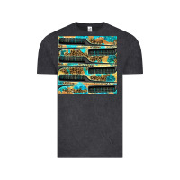 Vintage Black Hairdresser Parting Comb With Leopard And Glitter Seamless Pattern Bbs Vintage Tee - BundleAndBundleShop