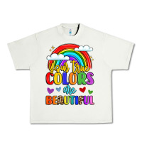Pistachio name vibrant positivity rainbow art Urban Heavy Tee - LillyAllenDesigns