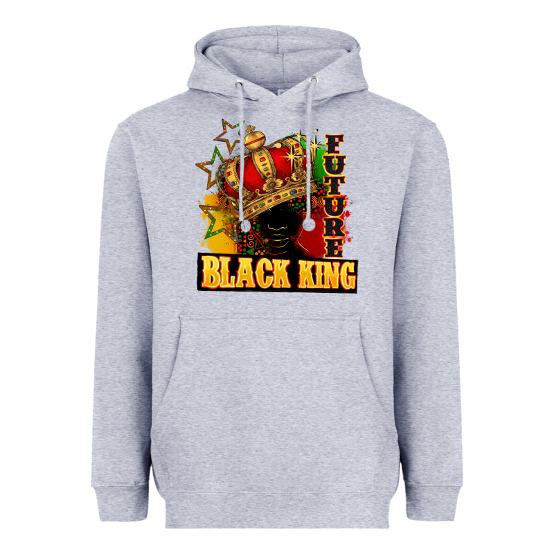 Future Black King Heavyweight Hoodie by FaDigitalArtStudio | Teevron