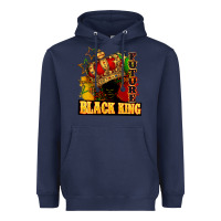 Navy Future black king Heavyweight Hoodie - FaDigitalArtStudio