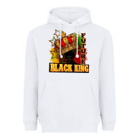 White Future black king Heavyweight Hoodie - FaDigitalArtStudio