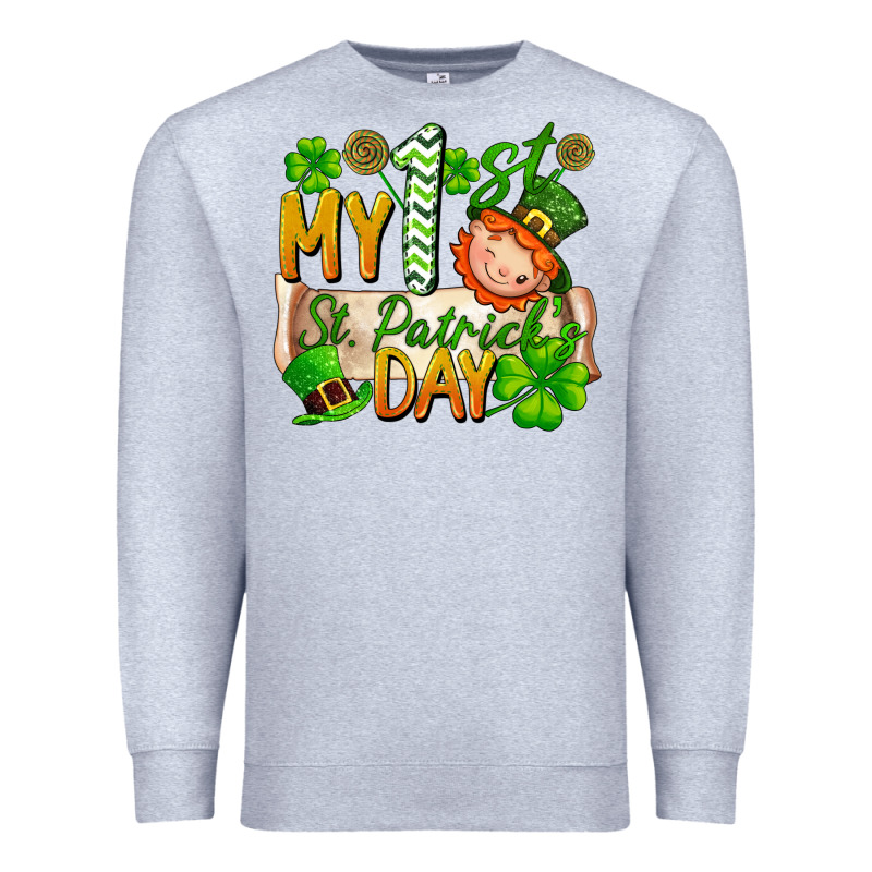 My 1st St Patricks Day Premium Sweatshirt by FaDigitalArtStudio | Teevron