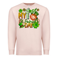Pale Pink my 1st st patricks day Premium Sweatshirt - FaDigitalArtStudio