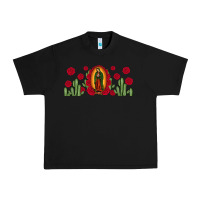 Black lady of Guadalupe cactus rose Urban Heavy Tee - JahusDesignShop