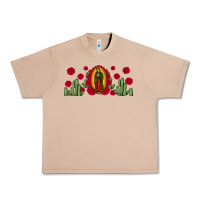 Burro lady of Guadalupe cactus rose Urban Heavy Tee - JahusDesignShop