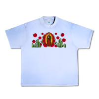 Grape Ice lady of Guadalupe cactus rose Urban Heavy Tee - JahusDesignShop