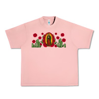 Salmon lady of Guadalupe cactus rose Urban Heavy Tee - JahusDesignShop