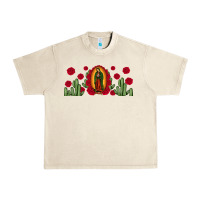 Sandshell lady of Guadalupe cactus rose Urban Heavy Tee - JahusDesignShop