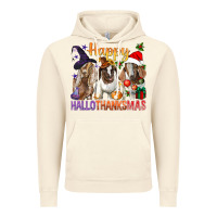 Vintage Artic Happy Hallothanksmas Goats Vintage Hoodie - BundleAndBundleShop