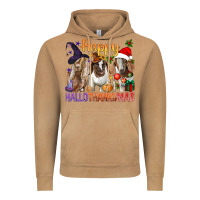 Vintage Camel Happy Hallothanksmas Goats Vintage Hoodie - BundleAndBundleShop
