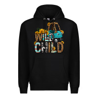 Black wild child kids car Premium Hoodie - OliviaCreatesArt