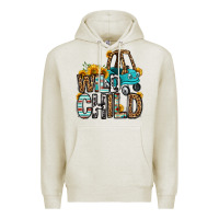 Oatmeal Heather wild child kids car Premium Hoodie - OliviaCreatesArt