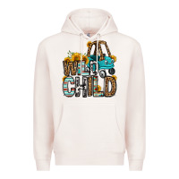 Pale Pink wild child kids car Premium Hoodie - OliviaCreatesArt