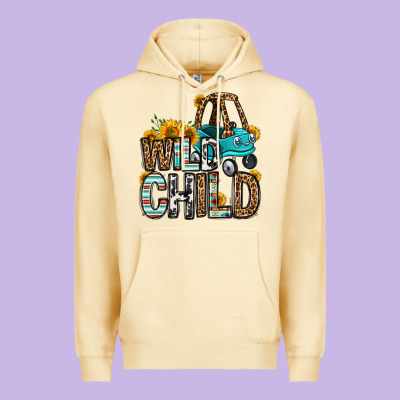 Wild Child Kids Car Premium Hoodie Designed By Oliviacreatesart