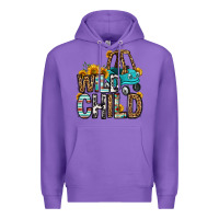 Purple wild child kids car Premium Hoodie - OliviaCreatesArt
