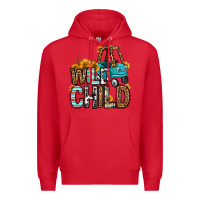 Red wild child kids car Premium Hoodie - OliviaCreatesArt