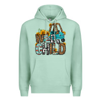 Seafoam wild child kids car Premium Hoodie - OliviaCreatesArt