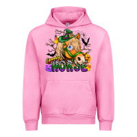 Fuchsia Pink spooky horse Urban Hoodie - CowhideDigitalArt