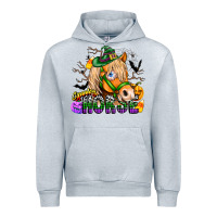 Heather Grey spooky horse Urban Hoodie - CowhideDigitalArt