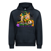 Navy spooky horse Urban Hoodie - CowhideDigitalArt