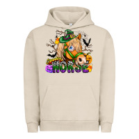 Pigment French Oak spooky horse Urban Hoodie - CowhideDigitalArt