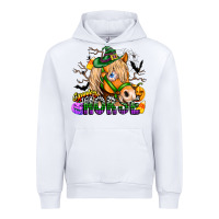 White spooky horse Urban Hoodie - CowhideDigitalArt