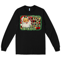 Black Funny Christmas Santa Long Sleeve Tee - Bettercallsaul