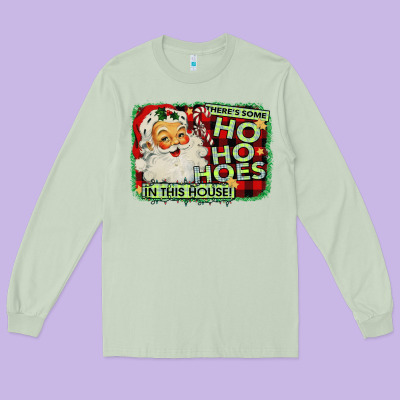 Funny Christmas Santa Long Sleeve Tee Designed By Bettercallsaul