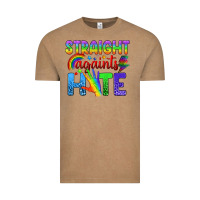 Vintage Coffee Straight Againts Hate Vintage Tee - BundleAndBundleShop