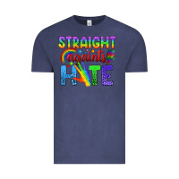 Vintage Denim Straight Againts Hate Vintage Tee - BundleAndBundleShop