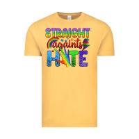 Vintage Mustard Straight Againts Hate Vintage Tee - BundleAndBundleShop